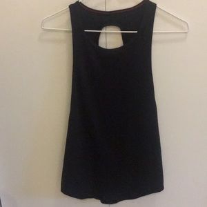 NWOT Kadyluxe XS Black open back tank top